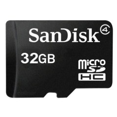 SanDisk microSDHC 32GB - High-Speed Storage for Your Devices - Model 0619659061647